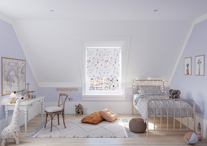 Mermaids, Ocean Blues - Roller Blind - Image 8